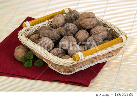 Wallnut in the basket 13661239