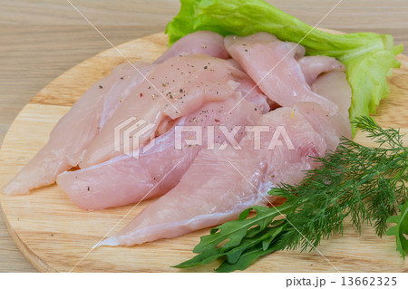 Raw chicken breast Raw chicken breast 13662325
