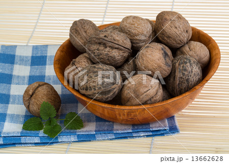 Wallnut in the basket Wallnut in the basket 13662628