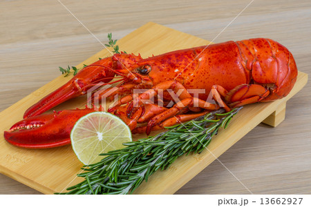Boiled lobster 13662927