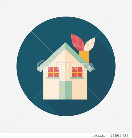 Environmental protection concept flat icon with long shadow,eps1 Environmental protection concept flat icon with long shadow,eps1 13663458
