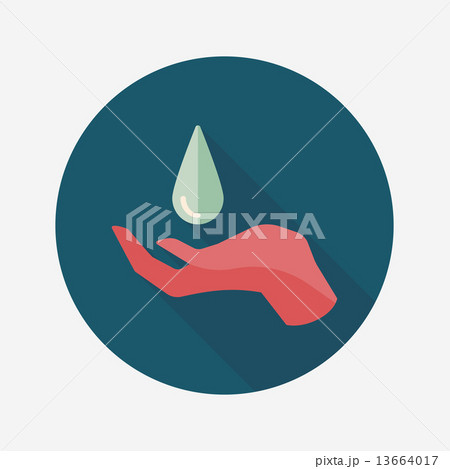 Environmental protection concept flat icon with long shadow,eps1 Environmental protection concept flat icon with long shadow,eps1 13664017