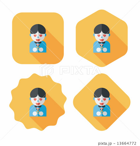 wedding groom flat icon with long shadow,eps10 wedding groom flat icon with long shadow,eps10 13664772