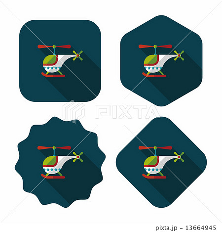 helicopter flat icon with long shadow,eps10 helicopter flat icon with long shadow,eps10 13664945