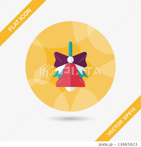school bell flat icon with long shadow,eps10 school bell flat icon with long shadow,eps10 13665623