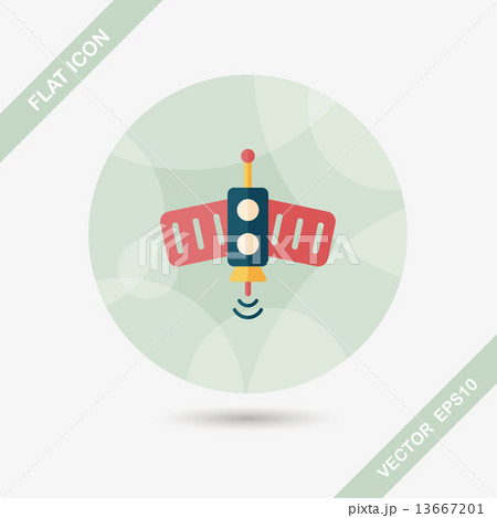 Space Satellite flat icon with long shadow,eps10 Space Satellite flat icon with long shadow,eps10 13667201