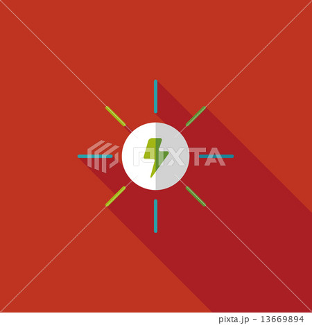 Environmental protection concept flat icon with long shadow,eps1 Environmental protection concept flat icon with long shadow,eps1 13669894