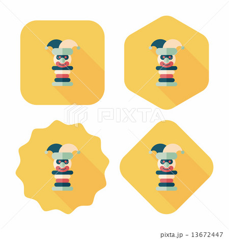 Pyramid toy flat icon with long shadow,eps10 Pyramid toy flat icon with long shadow,eps10 13672447