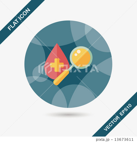 find blood flat icon with long shadow,eps10 find blood flat icon with long shadow,eps10 13673611