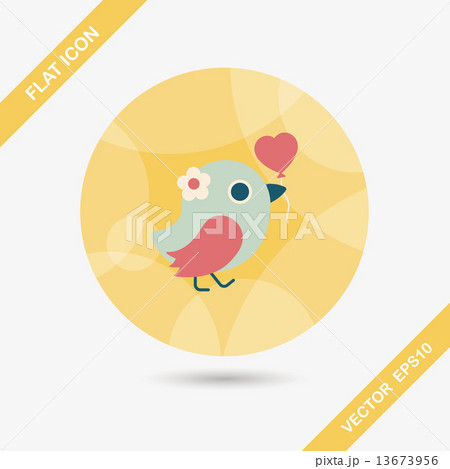 wedding bird flat icon with long shadow,eps10 wedding bird flat icon with long shadow,eps10 13673956