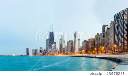Chicago Panorama Lake Michigan 13676243