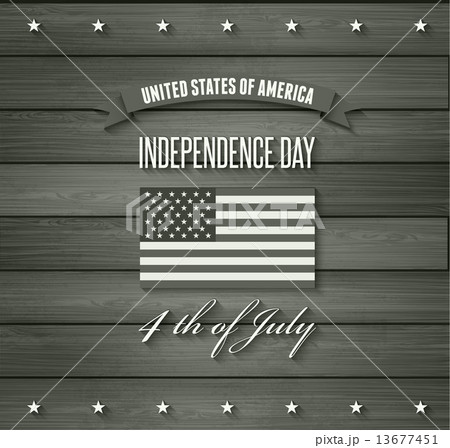 American Independence Day. Flat design American Independence Day. Flat design 13677451
