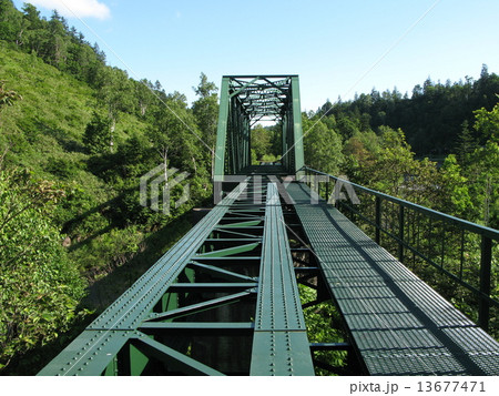旧深名線第３雨竜川橋梁 13677471