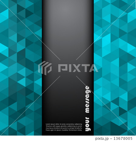 Abstract banner with triangle shapes Abstract banner with triangle shapes 13678005