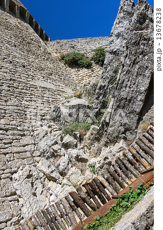 Iin the courtyard of fortresses Guaita on Mount Titan. The Repub Iin the courtyard of fortresses Guaita on Mount Titan. The Repub 13678238