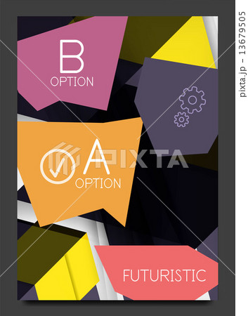 Abstract modern flyer - brochure template Abstract modern flyer - brochure template 13679505