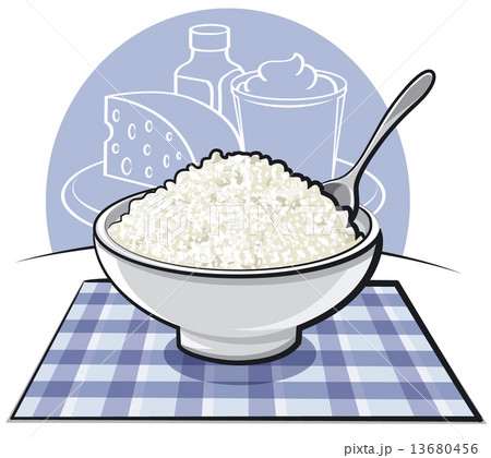 fresh cottage cheese 13680456