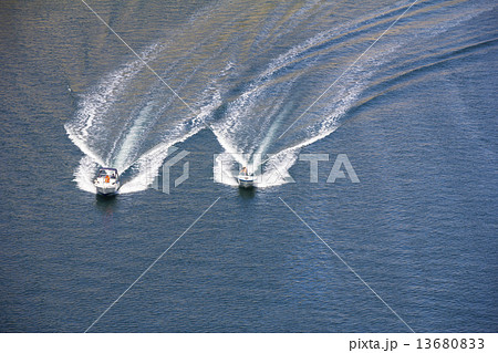 Two speedboats 13680833