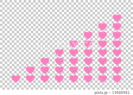 ハート 13680981