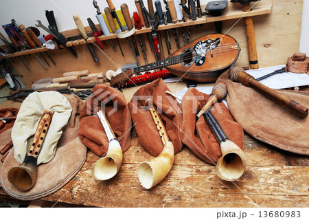 workplace musical masters, bagpipes, mandolin, tools workplace musical masters, bagpipes, mandolin, tools 13680983