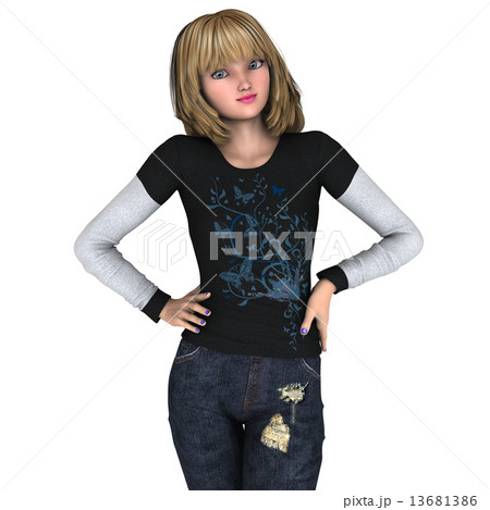 若い女性 若い女性 13681386