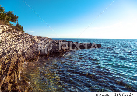 Adriatic Sea coastline in Croatia 13681527