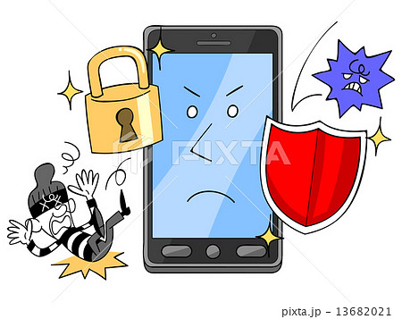 スマートフォンのセキュリティ 13682021