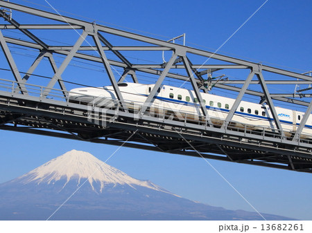 新幹線と富士山 新幹線と富士山 13682261