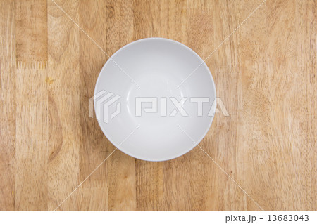 ceramic bowls on wooden table ceramic bowls on wooden table 13683043
