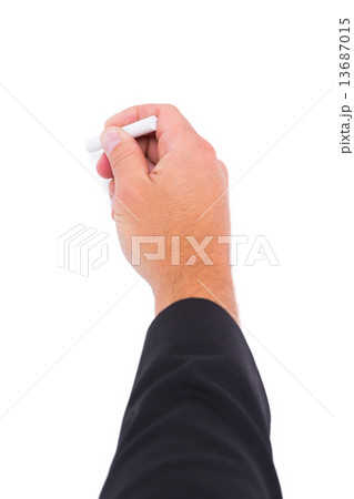 Hand writing with chalk Hand writing with chalk 13687015