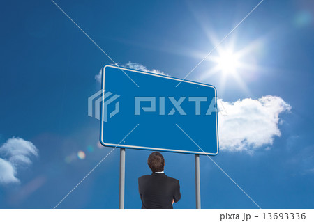 Composite image of thinking businessman Composite image of thinking businessman 13693336