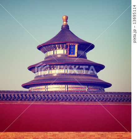 Chinese Temple Traditional Culture Travel Destinations Concept 13695114