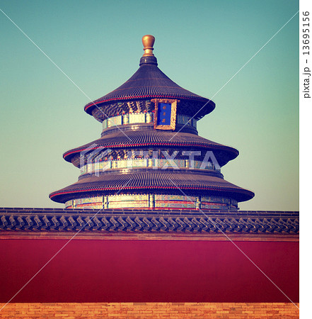 Chinese Temple Traditional Culture Travel Destinations Concept 13695156