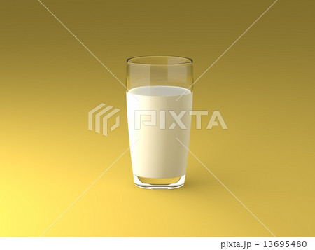一杯の牛乳 一杯の牛乳 13695480
