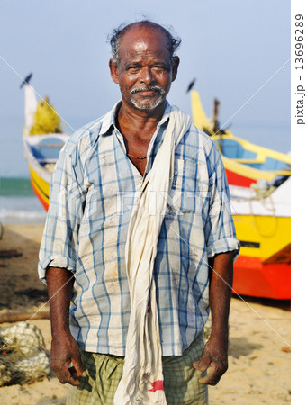 Indian Fisherman, Kerela, India Indian Fisherman, Kerela, India 13696289