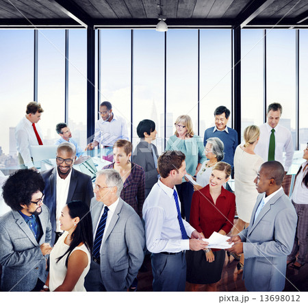 Multiethnic Group of Business People in the Office 13698012