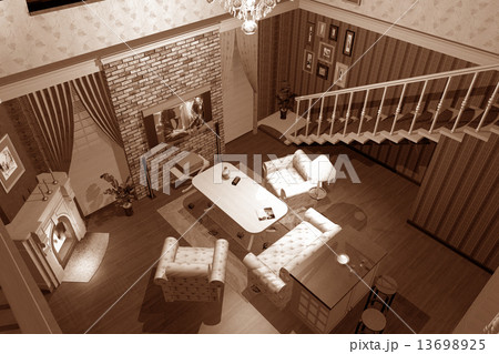 Interior in Classical Style Interior in Classical Style 13698925
