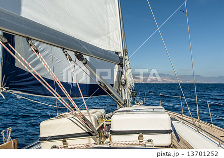 Yacht sail in the Atlantic ocean Yacht sail in the Atlantic ocean 13701252