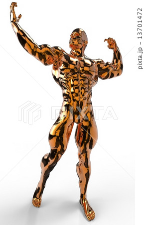 Golden Bodybuilder 13701472