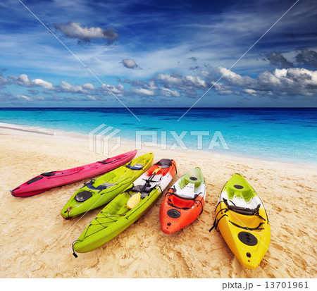 Tropical beach 13701961