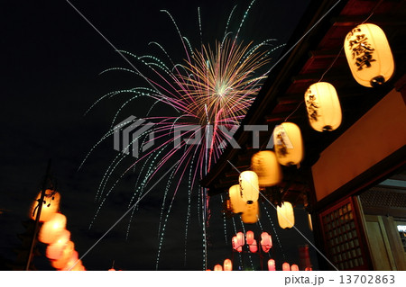 地蔵盆の花火大会 13702863