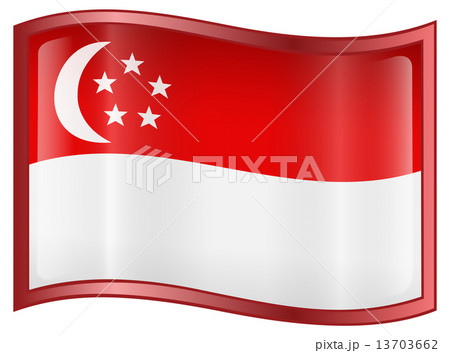 Singapore Flag Icon 13703662
