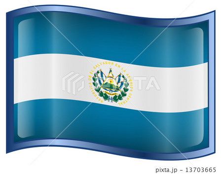 El Salvador Flag icon 13703665