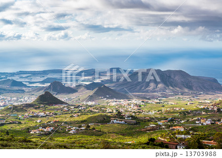 Beautiful landscape of Tenerife, Canary Islands. Spain Beautiful landscape of Tenerife, Canary Islands. Spain 13703988