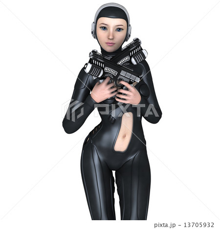 戦う女性 13705932