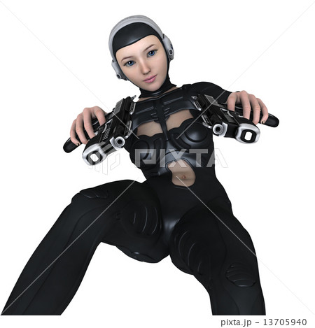 戦う女性 13705940