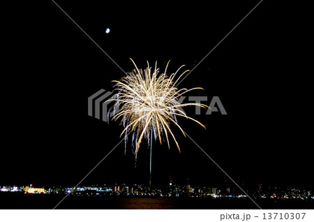 よこすか開国祭　横須賀花火大会　2014年8月2日 ～ 猿島からの眺望 ～ （神奈川県 横須賀市 ） 13710307