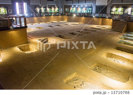 中国・河南省安陽　世界文化遺産　殷墟 13710766