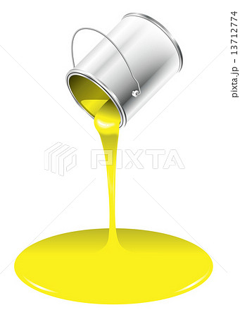 ペンキ缶　塗りつぶし 13712774