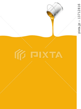 ペンキ缶　塗りつぶし 13712816